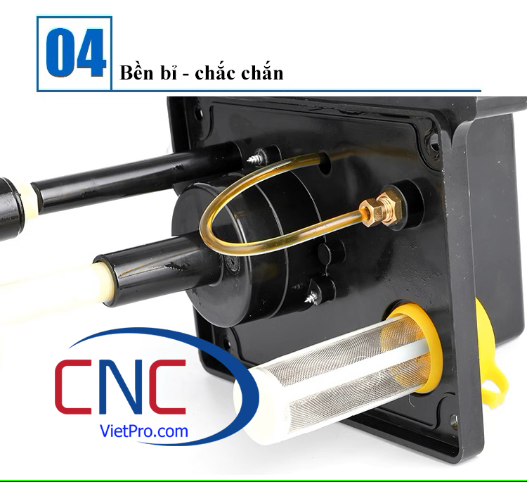 Bơm dầu bôi trơn tự động DCR-50 cho máy phay, máy tiện