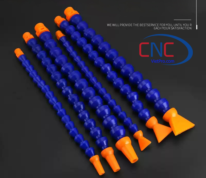 Vòi Tưới Nguội CNC 300mm Ren 1/4 – Ống Mềm Làm Mát Máy Phay Máy Tiện