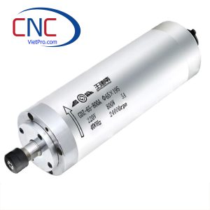 Củ Đục Spindle 800W Làm Mát Nước ER11 Ø65mm 220V 24.000rpm