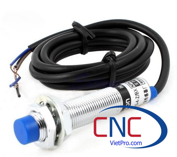 Cảm biến tiệm cận NPN LJ12A3-4-Z/BX M12 6-36VDC phát hiện kim loại dùng cho PLC và máy CNC