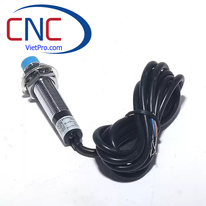 Cảm biến tiệm cận NPN LJ12A3-4-Z/BX M12 6-36VDC phát hiện kim loại dùng cho PLC và máy CNC