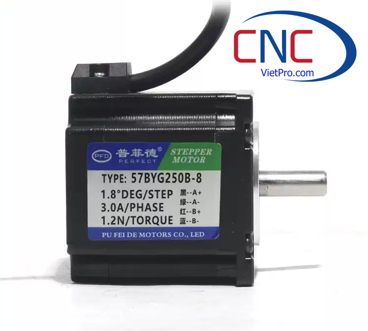 Động cơ bước 57BYG250B 1.2Nm 3A – NEMA 23 Chính Hãng