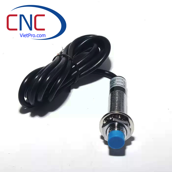 Cảm biến tiệm cận NPN LJ12A3-4-Z/BX M12 6-36VDC phát hiện kim loại dùng cho PLC và máy CNC