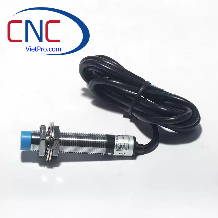 Cảm biến tiệm cận NPN LJ12A3-4-Z/BX M12 6-36VDC phát hiện kim loại dùng cho PLC và máy CNC