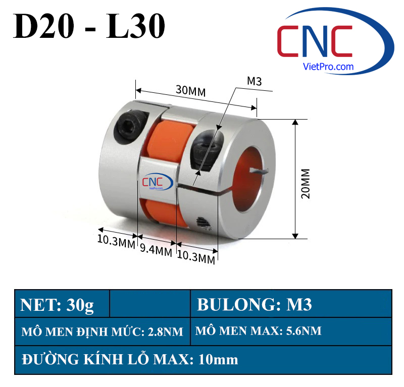 Khớp nối mềm 20x30 30x35 30x40 40x50