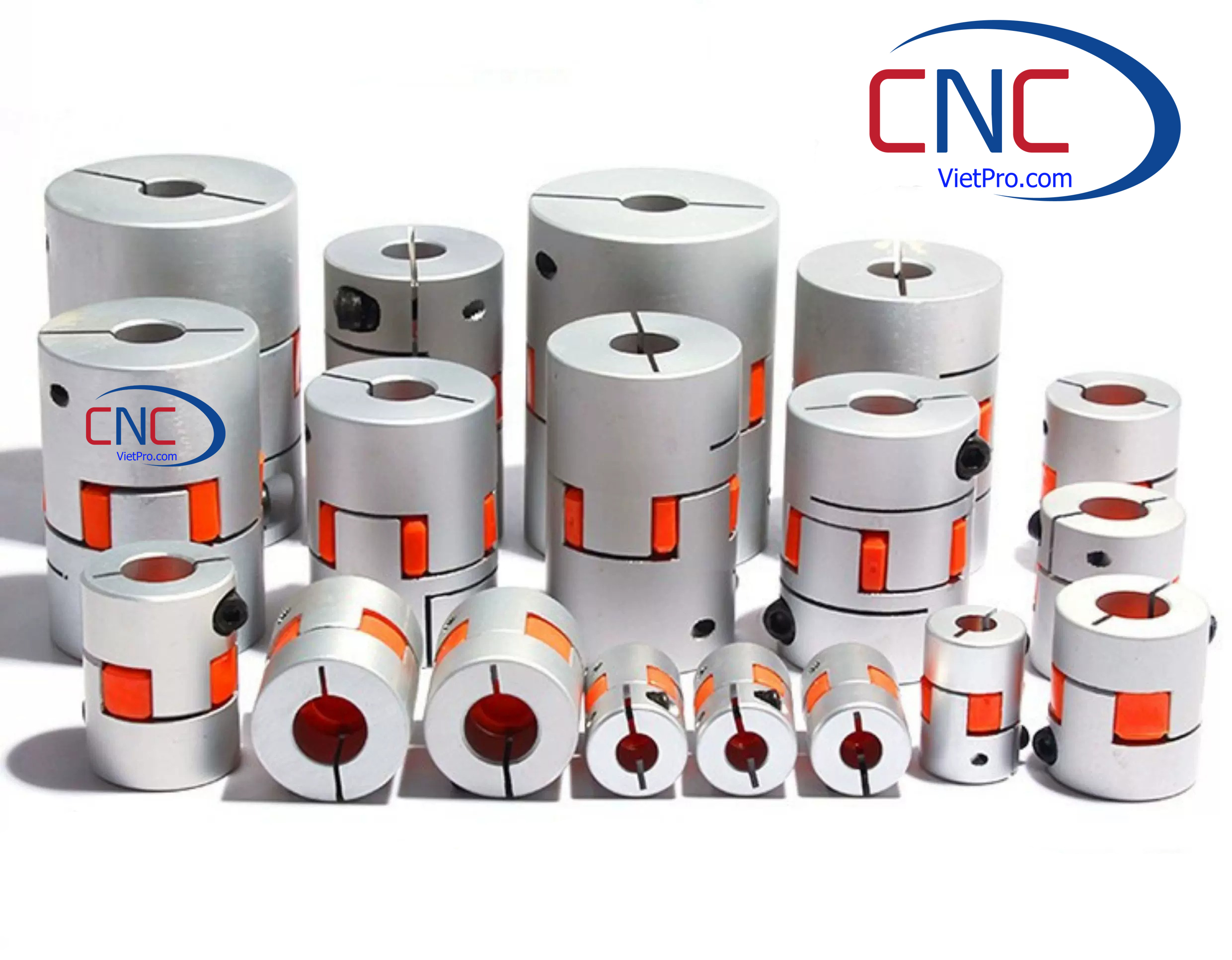 Jaw coupling khớp nối trục CNC bằng hợp kim nhôm