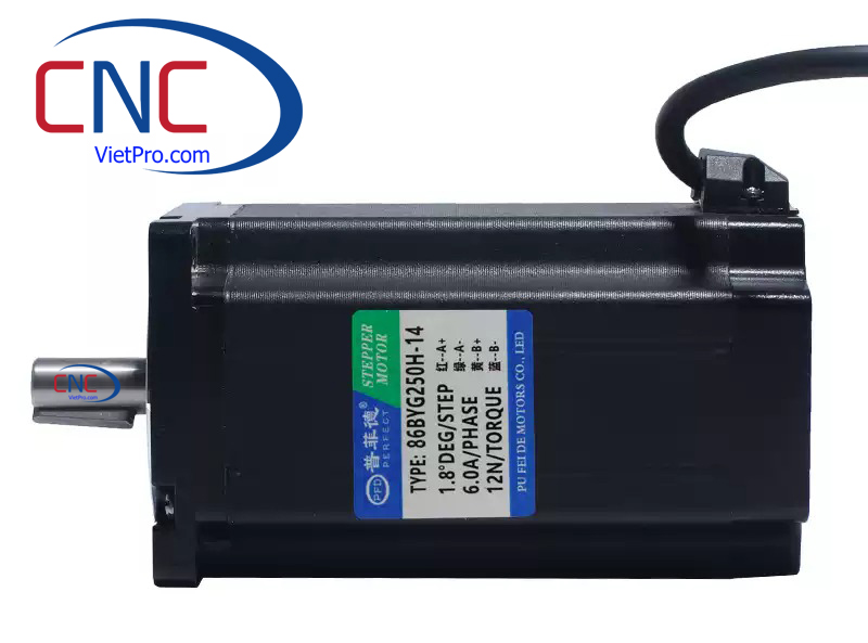 Động Cơ Bước 86BYG250H 12N.m – Mô-men Xoắn Cao