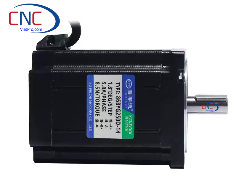 Động Cơ Bước 86BYG250D-14 NEMA 34 8.5Nm